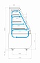 Чертеж KS70 VM 0,9-2 STANDARD open SLANTED sidewall (version 2.0) (9005-0109)
